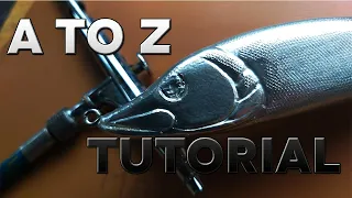A to Z Lure making Tutorial. Baby Pike Jerk bait-second part