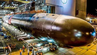 Incredible US Army submarine production process. Latest modern cruises manufacturing technology
