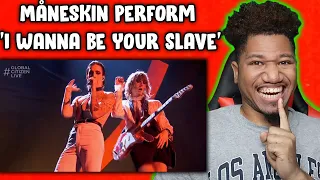 Måneskin Perform 'I Wanna Be Your Slave' in Paris | Global Citizen Live | REACTION