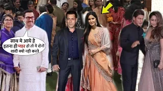 Shahrukh-Gauri, Salman-Katrina, Aamir-Kiran Grand Entry Together at Ambani Home Party | Celebration