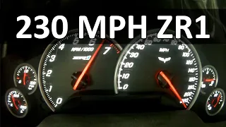 Supercharged C6 Corvette ZR1 Standing Mile Record (230MPH)