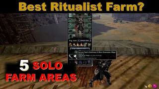 Guild Wars BEST Ritualist 1 Minute SOLO Farm Build [5 Areas]