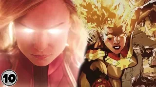 Top 10 Captain Marvel Differences Between The Movie and Comics