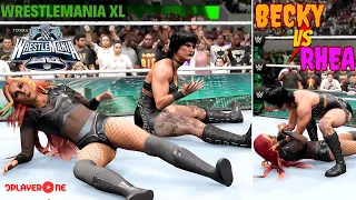 Rhea Ripley vs Becky Lynch Women's World Championship WrestleMania 40 | WWE 2K24