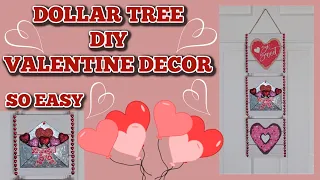 DOLLAR TREE DIY VALENTINE DECOR/ SO EASY