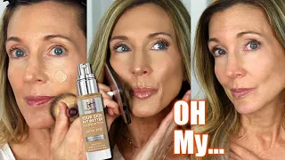 Foundation Friday Over 50 | NEW IT Cosmetics Your Skin But Better Foundation + Skincare!