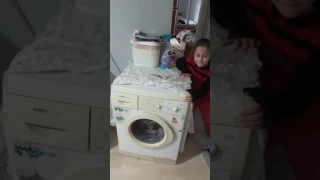 Çamaşır makinesi neden yürür.
