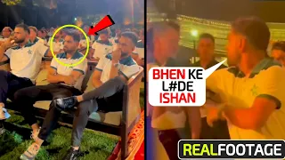 Real Footage of Huge Fight between Harris Rauf & Ishan Kishan during the Lunch before Ind vs Pak