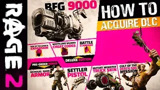 RAGE 2 • How to get • BFG 9000, Cult of the Death God, Wasteland Wizard Cheat Codes, & Monster Truck