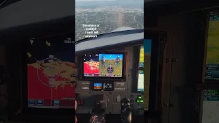 Is This Reality Or A Simulator: Pilatus PC-12 on final approach