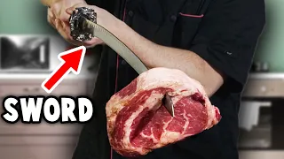 We Made This Pro Chef Cook Using Only a Katana