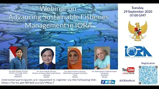 Webinar on Advancing Sustainable Fisheries Management in IORA