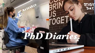 PhD vlog: a day in my life | Research + Study with Me