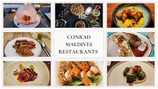 How Much We Spent on Food at Conrad Maldives