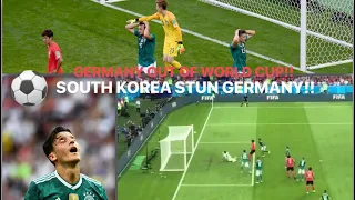 GERMANY OUT OF WORLD CUP!! SOUTH KOREA GOAL (CROWD VIEW) WORLD CUP 2018