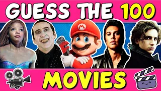 Guess "THE 100 MOVIES" QUIZ! 🎬 | CHALLENGE/ TRIVIA