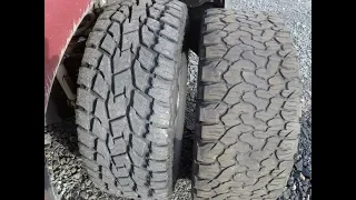 REPLACED  BFG KO2s ON MY POWERSTROKE WITH TOYO OPEN COUNTRY AT2 EXTREME!!!