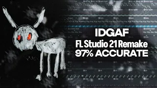 How "IDGAF" by Yeat & Drake was made (FL Studio 21 Remake)
