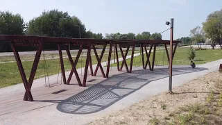 Нижегородская область, город Бор. Волгоречье с высоты птичьего полёта.