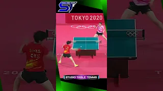 Amazing Deadly Topspin Forehand Table Tennis Sun Yingsha #chenmeng #pingpong #shorts