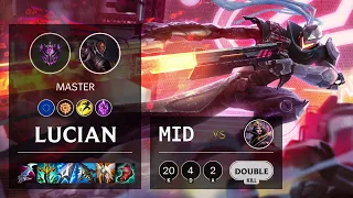 Lucian Mid vs LeBlanc - EUW Master Patch 11.16