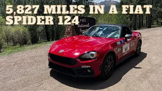 The Open Road Awaits: A Fiat 124 Spider Road Trip Journey