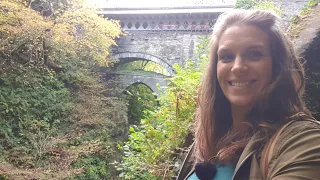 The Devil's Bridge (three bridges in one), near Aberystwyth, mid Wales