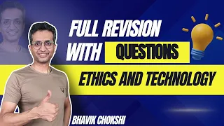 Ethics & Technology Revision in 1 Hour I Theory & All ICAI Qstns I Std Answer Presentation Format