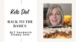 Keto Sloppy Joes / Chaffle Recipe / Coleslaw Recipe / Basics of Keto Day 5 What I Eat on Keto Diet