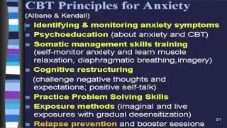 Treatment of Anxiety Disorders in Children and Adolescents Part 2/3