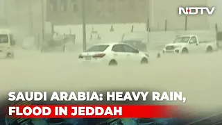 Heavy Rains In Saudi Arabia's Jeddah Cause Waterlogging, Schools Closed