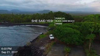 SHE SAID YES! | Drone Proposal Video