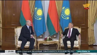 Н . Назарбаев встретился с А. Лукашенко