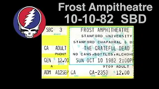 Grateful Dead 1982-10-10 Frost Amp Palo Alto Full Concert SBD (recent soundboard upgrade) Day 2