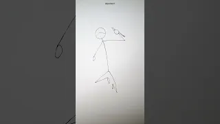 Speed drawing Kakashi - StickMan?! 😳 #shorts