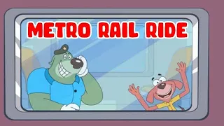 Rat A Tat - Doggies Ride Metro Rail - Funny Animated Cartoon Shows For Kids Chotoonz TV