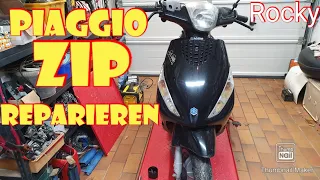 Roller Reparieren / Piaggio ZIP Scooter Mofa Moped / Springt nicht an / Fehler Suche