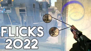 FAST REACTIVE CS:GO PRO FLICK SHOTS OF 2022!