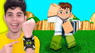 ME TRANSFORMEI EM TODOS OS 10 ALIENÍGENAS DO BEN 10 NO ROBLOX!