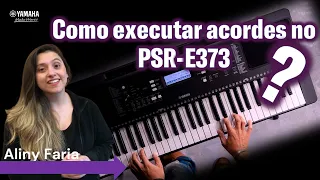 Configurando reconhecimento de acordes no PSR-E373, YPT-370