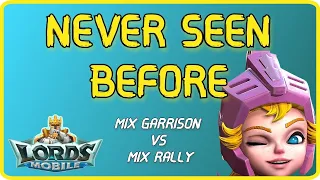 Can mix garrison defend a mix rally in Lords Mobile?