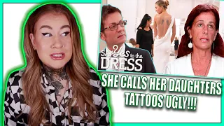 Tattoo Enthusiast Reacts To: Say Yes To The Dress | Mother Of Bride Hates Brides Tattoos!!