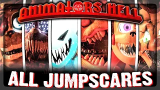Animator's Hell Demo 2 All Jumpscares + SECRET Jumpscares  🔥 ВСЕ СКРИМЕРЫ!