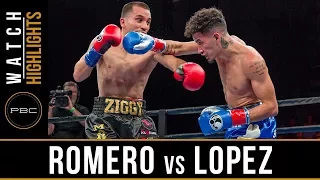 Romero vs Lopez HIGHLIGHTS: July 30, 2017 - PBC on FS1