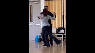 Andy & Virginia Argentine Tango Dance Lesson at Sunnyvale Senior Center, May 7, 2024