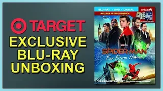 Spider-Man: Far From Home Target Exclusive Blu-ray Unboxing