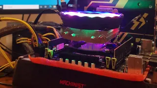 Материнская плата Machinist X99 PR9 + xeon e5 2650v4 + RX580 2048sp + 32Гб  ddr4 + m2 nvme