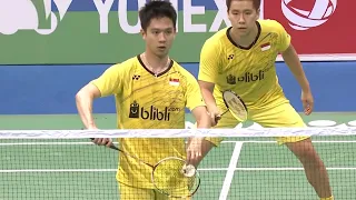 Kevin Sanjaya Sukamuljo / Marcus Fernaldi Gideon vs Kim Astrup / Anders Rasmussen