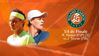 Nadal vs Sinner - Round 4 Highlights I Roland-Garros 2021 - PS4 Game !!! AO tennis