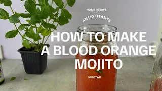 Blood orange mojito #bloodorange #fruitshorts #moctail